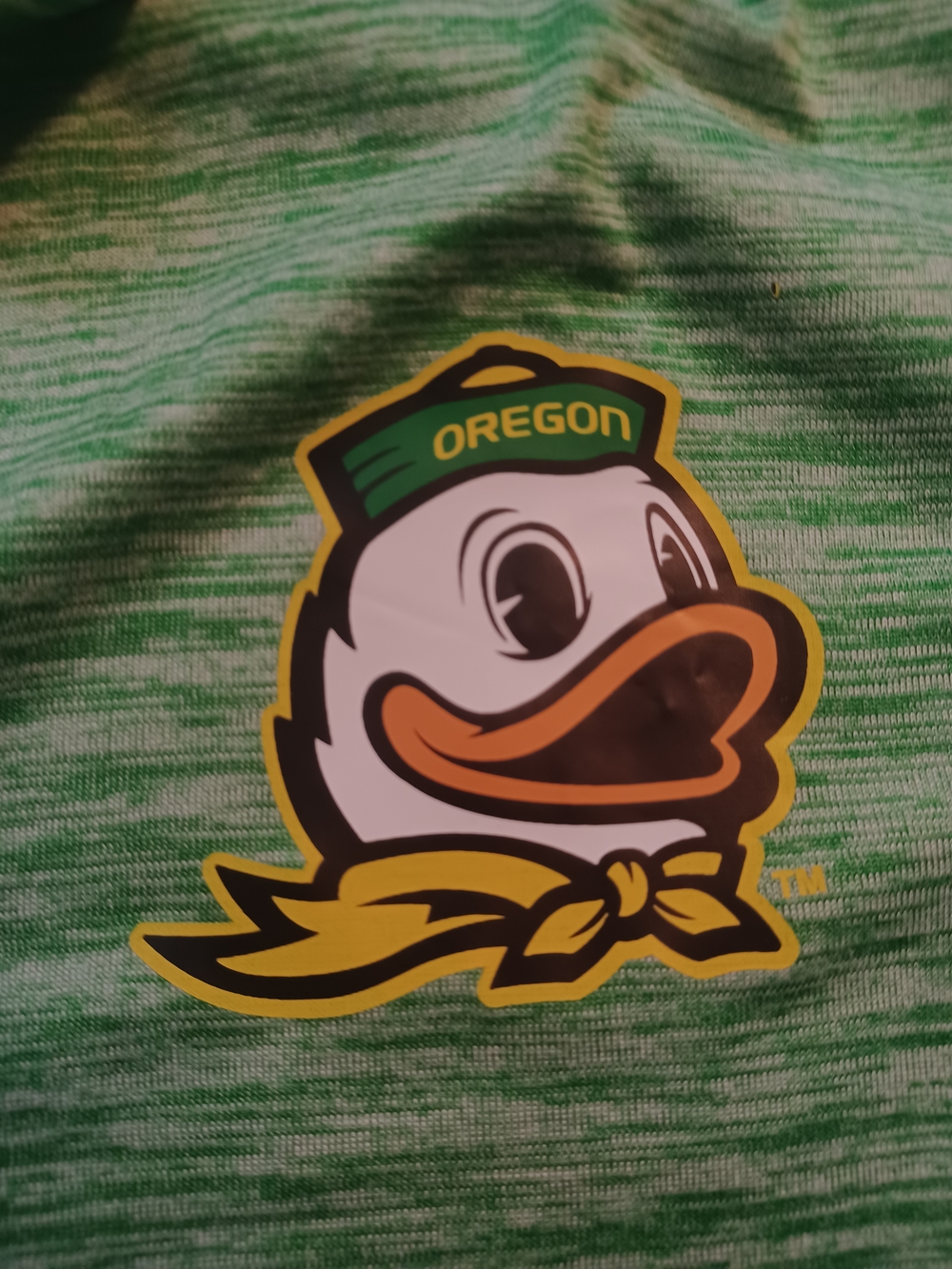Oregon Ducks Green Quarter-Zip Performance Pullover Men's Size Medium - Picture 2 of 8